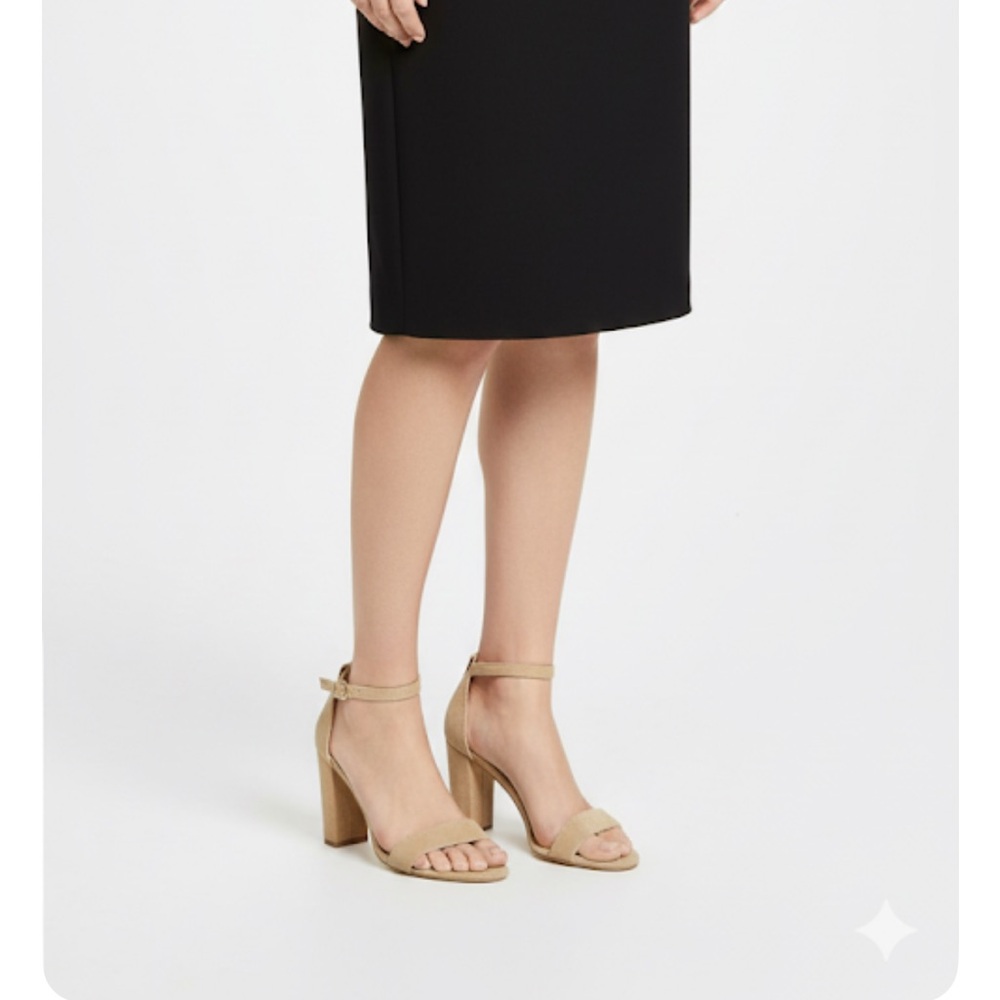 MERONA Lulu Block Heel Pumps, Women’s 8, Taupe Tan